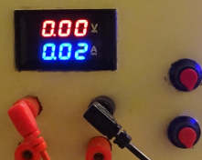 1.b. Current source set on minimal current limit.