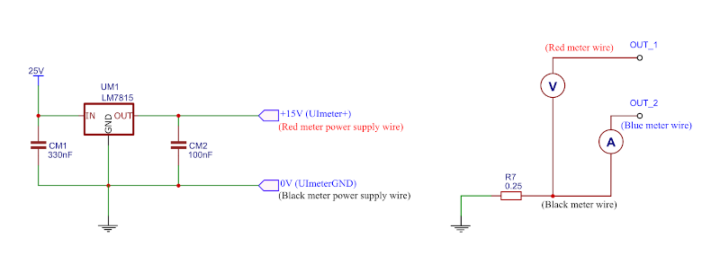 3.a. VA meter connection.